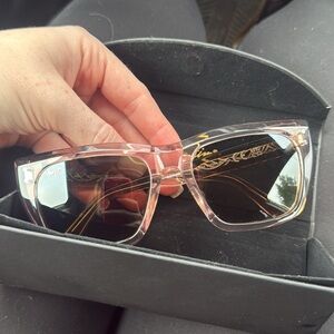 Maui Jim Transparent Pink Sunglasses